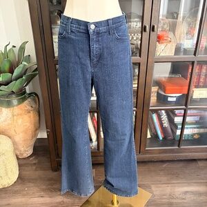 NYDJ, Straight Leg Dark Wash Stretch Denim Jeans, 10P